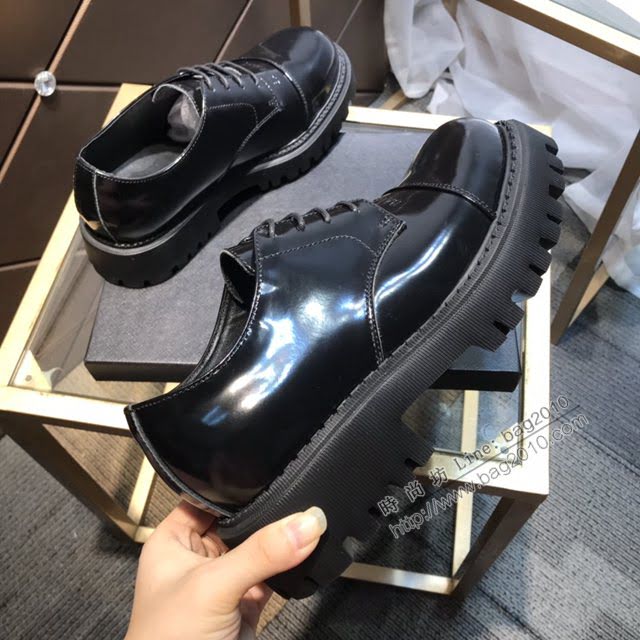 Balenciaga經典款男鞋 巴黎世家頂級版本男士真皮皮鞋  hdbl1151